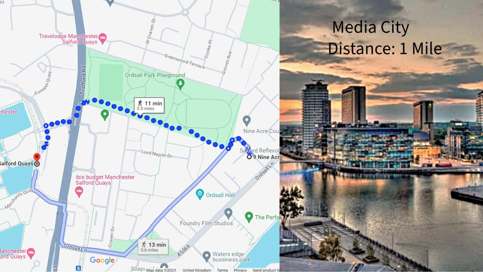 Bespoke Salford Quays - Garden, Wifi And Parking Манчестер